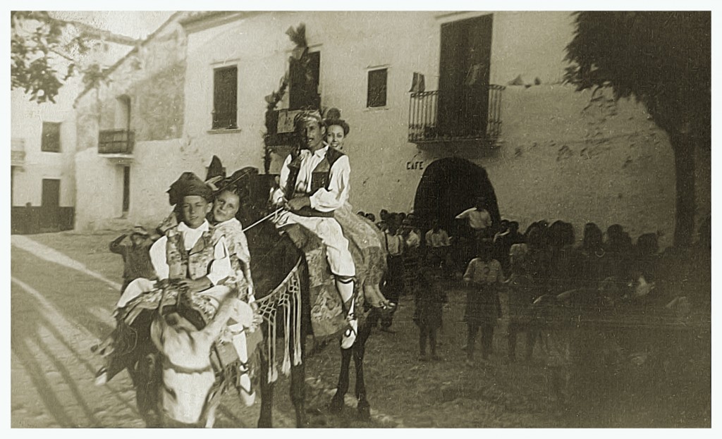Alcublas, 1944. Grupas de la procesión de San Isidro.